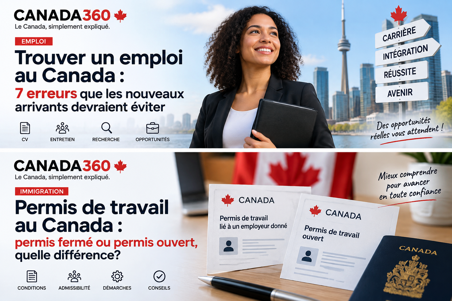 Permis de travail au Canada : permis fermé ou permis ouvert, quelle différence?