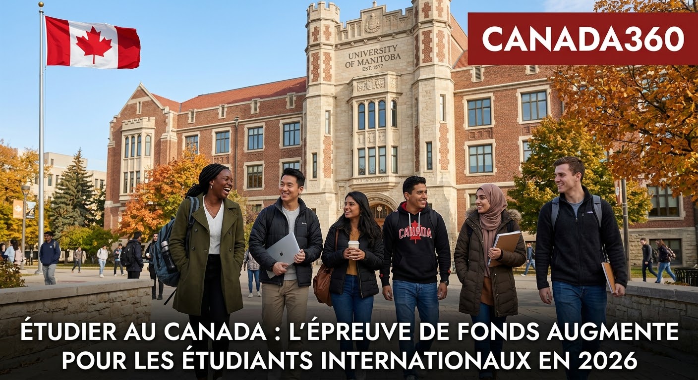 Étudier au Canada : la preuve de fonds augmente pour les étudiants internationaux en 2026